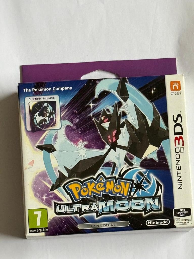 Pokémon Ultra Moon Fan Edition Nintendo 3DS Nieuw en Geseale, Gekoppelde computers, Q, 1 speler, Q