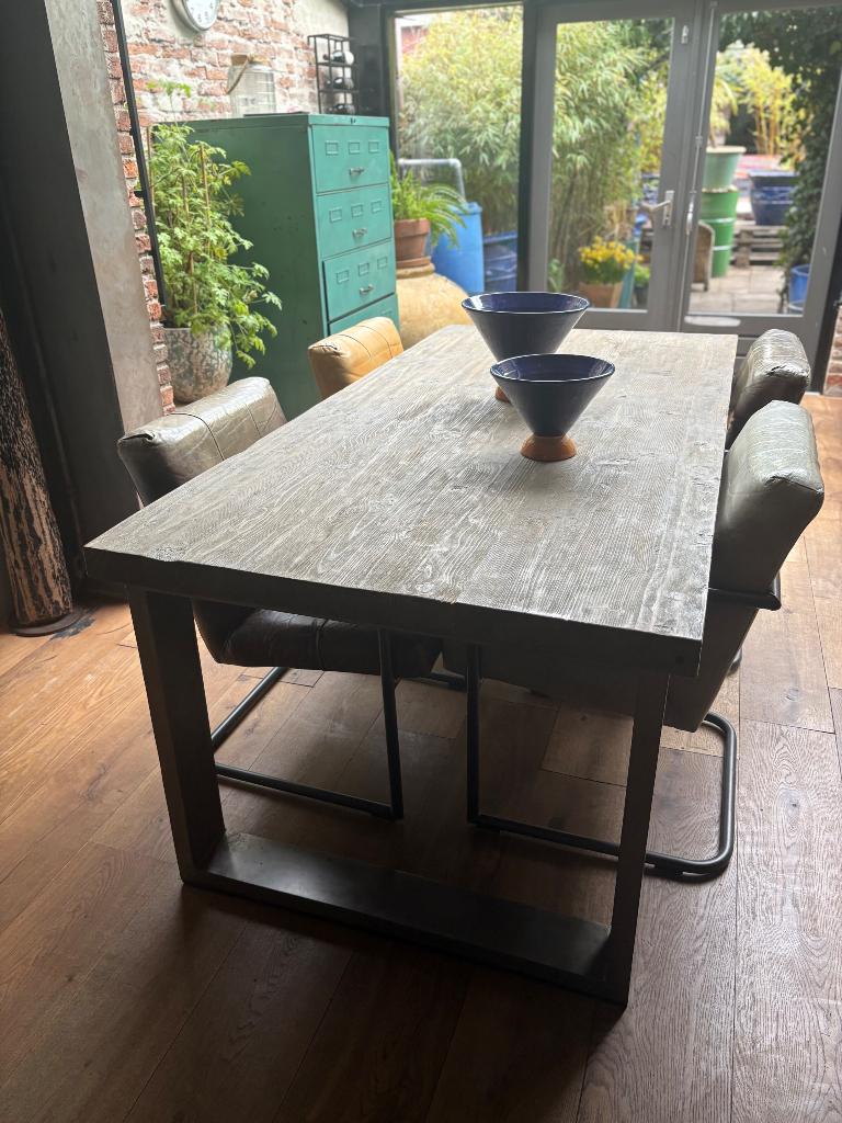 Eettafel, Huis en Inrichting, Ophalen, Gebruikt, 50 tot 100 cm, Vijf personen of meer