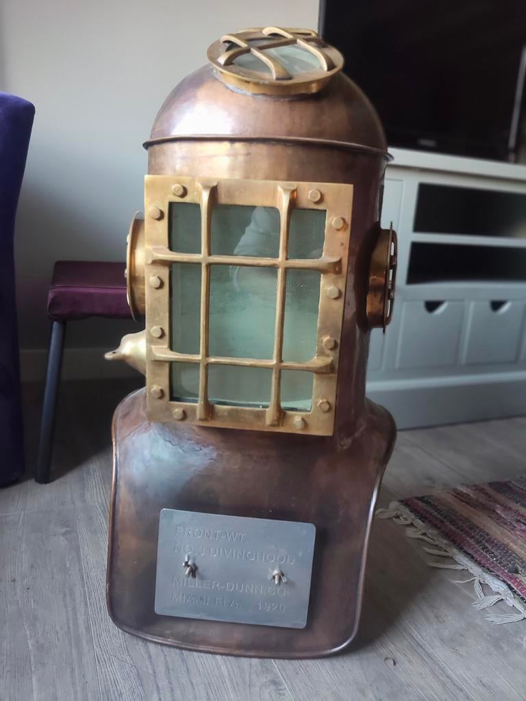 Antieke Koperen Duikhelm - Miller-Dunn Co. 1920, Ophalen of Verzenden