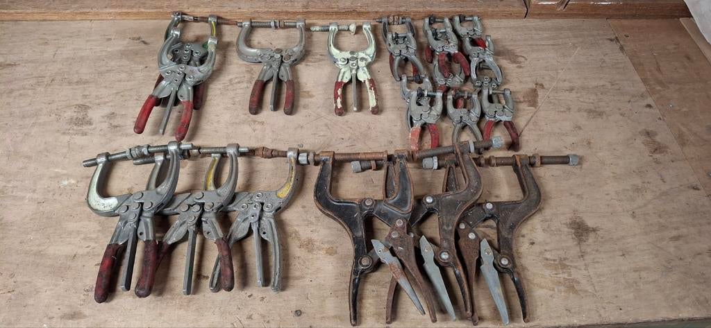 Diverse Spantangen en Klemtangen Set, Doe-het-zelf en Verbouw, Gereedschap | Handgereedschap, Ophalen of Verzenden