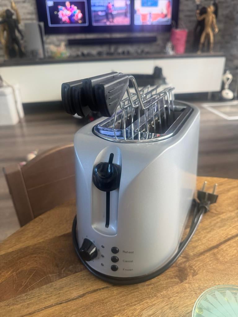 Princess tosti’s/Broodrooster met 2 sleuven en broodjesrek, Ophalen of Verzenden, Zo goed als nieuw