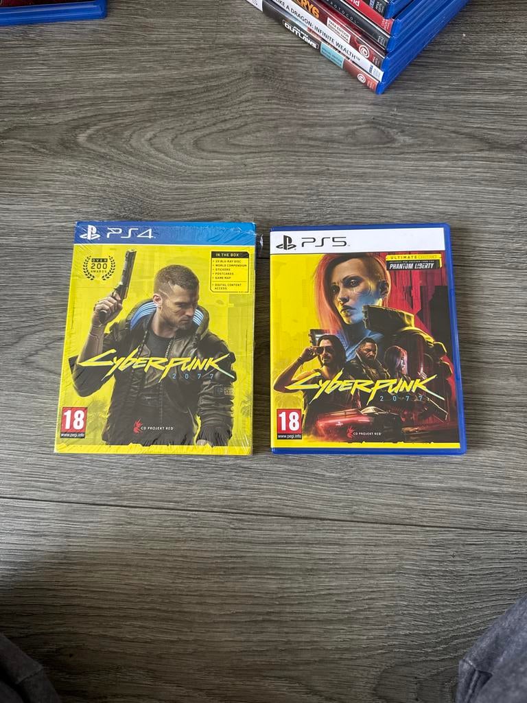Cyberpunk 2077 PS4 en PS5 Ultimate Edition, Spelcomputers en Games, Games | Sony PlayStation 5, Gebruikt, Vanaf 18 jaar, 1 speler