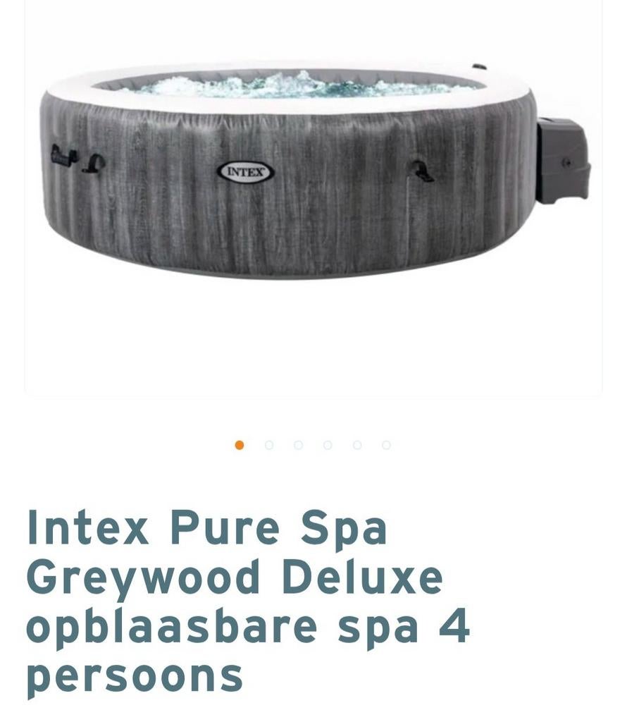 Jaccuzi kleur zwart, Tuin en Terras, Bubbelbaden en Hottubs, Ophalen of Verzenden