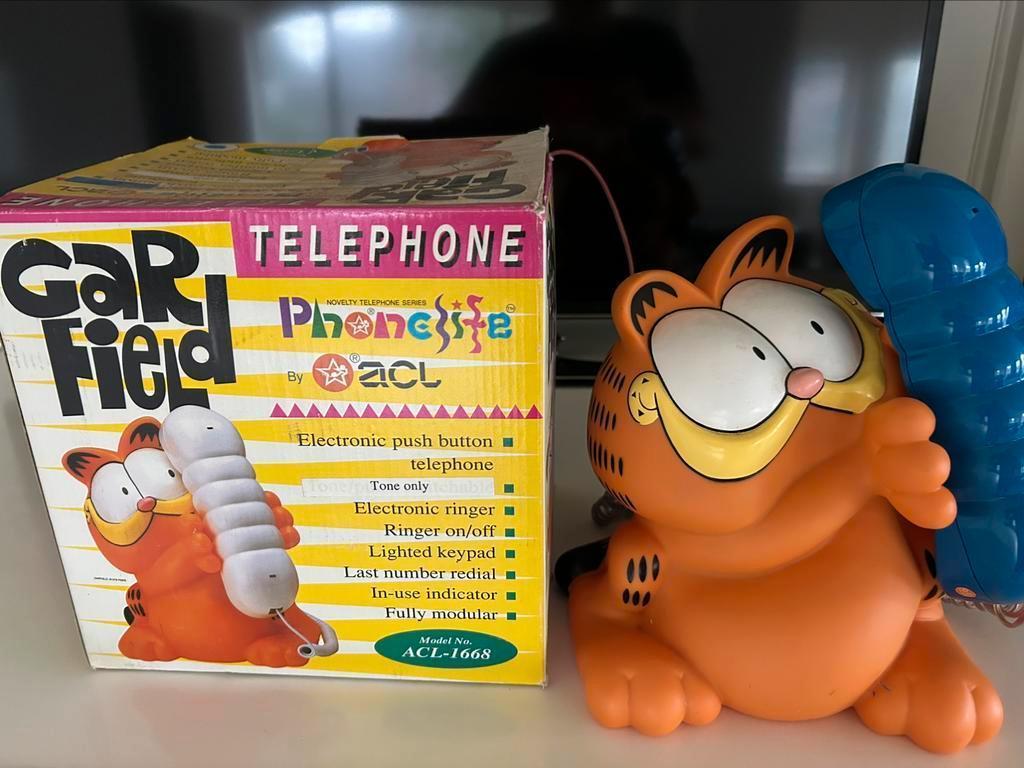 Garfield telefoon incl boos zeer goede staat, Verzamelen, Ophalen of Verzenden, Garfield, Zo goed als nieuw, Overige typen