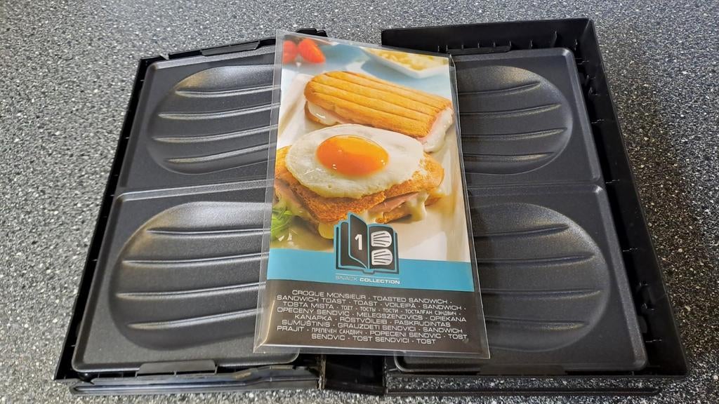 Tefal Snack Collection - Croque Monsieur Platen Tosti, Gebruikt, Tefal, Rue du Champ de Mars 1, 69007 Lyon, Frankrijk, Ophalen of Verzenden