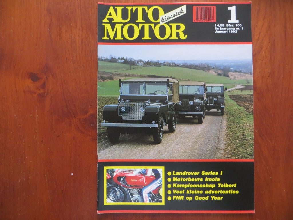 Auto Motor Klassiek 1 1992 Land Rover Series 1, Imola, Ophalen of Verzenden, Nieuw, Citroën