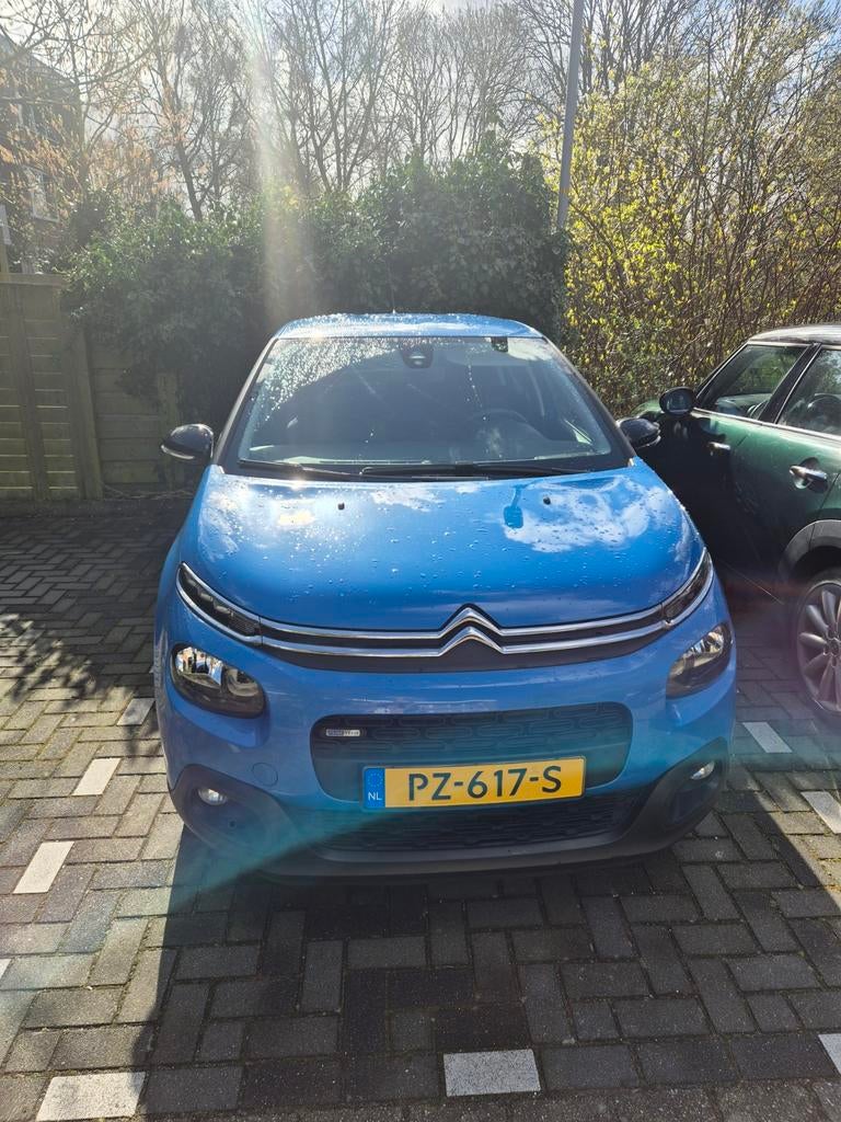 Citroën C3 1.2 Puretech 82pk 2017 Blauw, Auto's, Voorwielaandrijving, 40 €/maand, Zwart, 1199 cc
