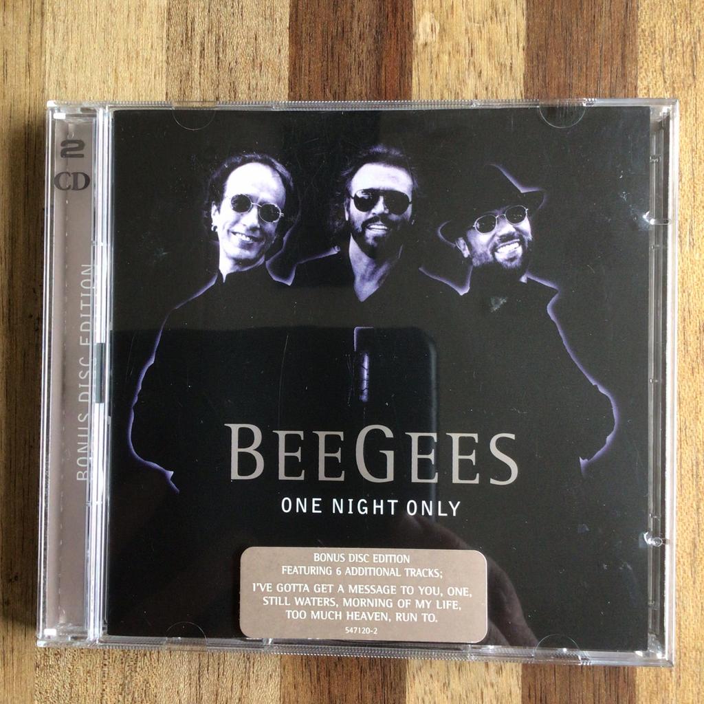 Bee Gees - 2-cd - one night only - bonus disc edition, Ophalen of Verzenden, Zo goed als nieuw