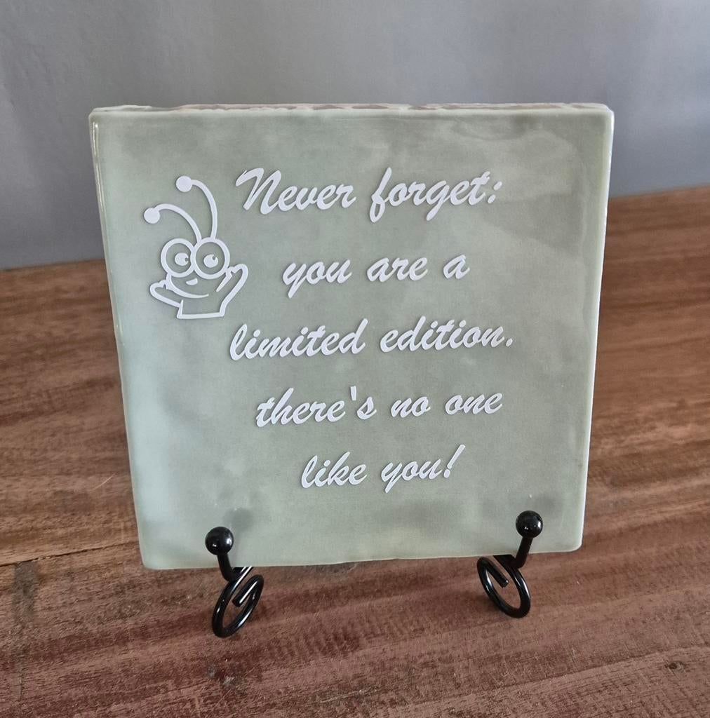 Leuke tegeltjes met tekst, Ophalen, Nieuw