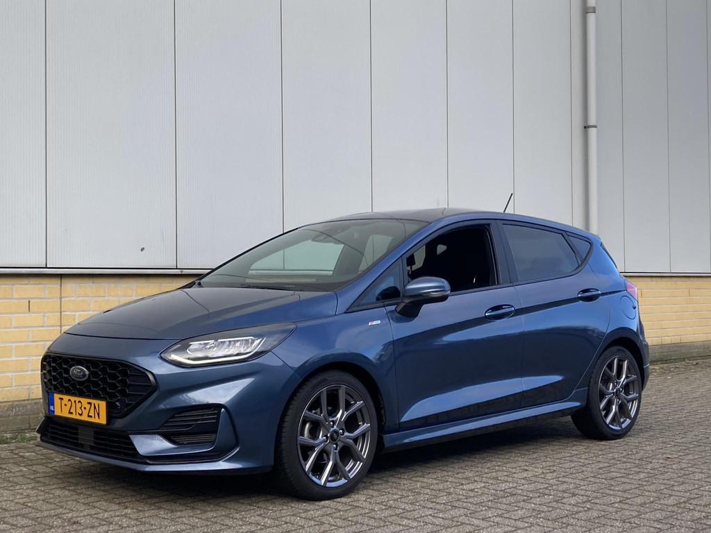 Ford Fiesta 1.0 EcoBoost Hybrid ST-Line Apple Carplay/ Andro, Voorwielaandrijving, Gebruikt, Euro 6, Blauw