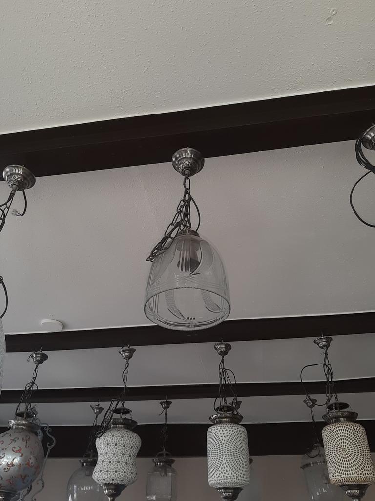 Glazen hanglamp, Ophalen of Verzenden, Minder dan 50 cm