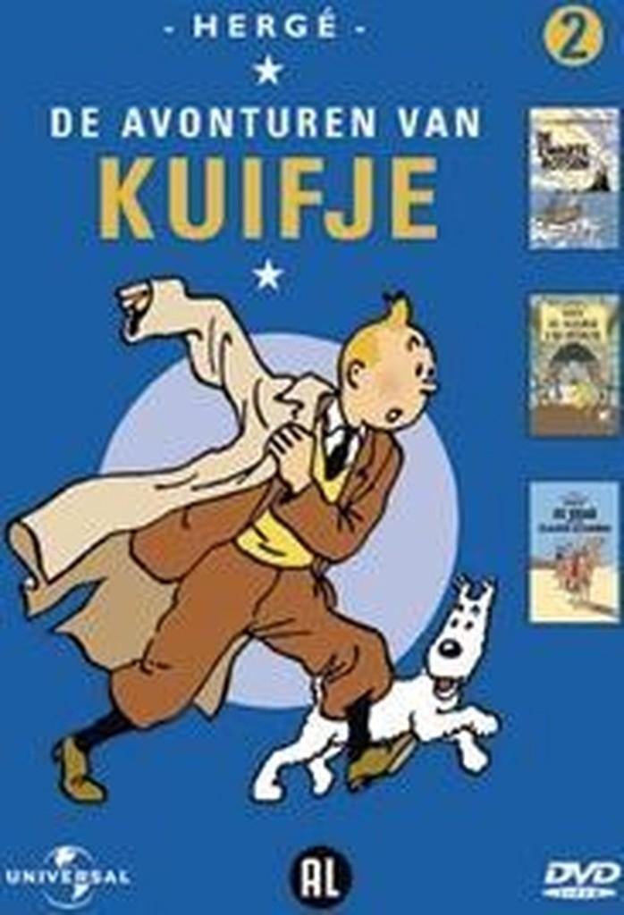 DVD De Avonturen Van Kuifje - Deel 2, Avontuur, Alle leeftijden, Ophalen of Verzenden, Zo goed als nieuw