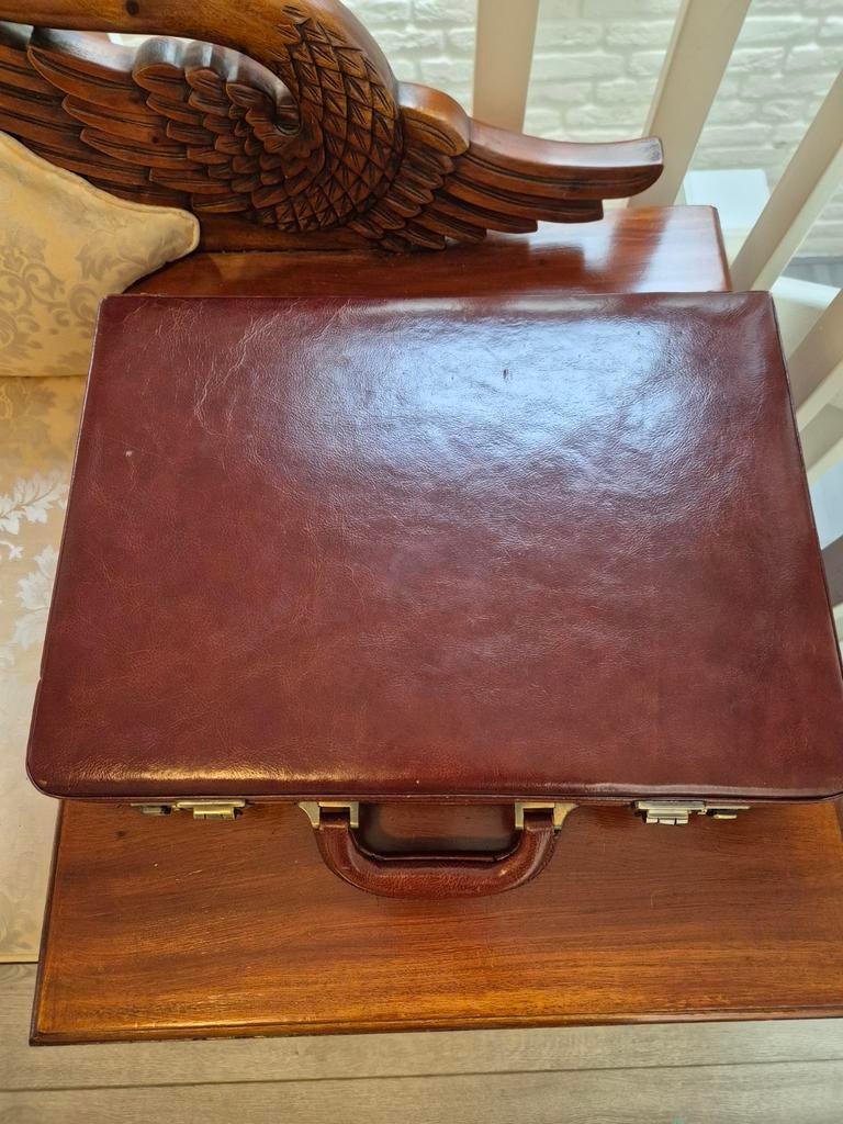 Luxe Echt Lederen Attachekoffer - Danier, Ophalen of Verzenden