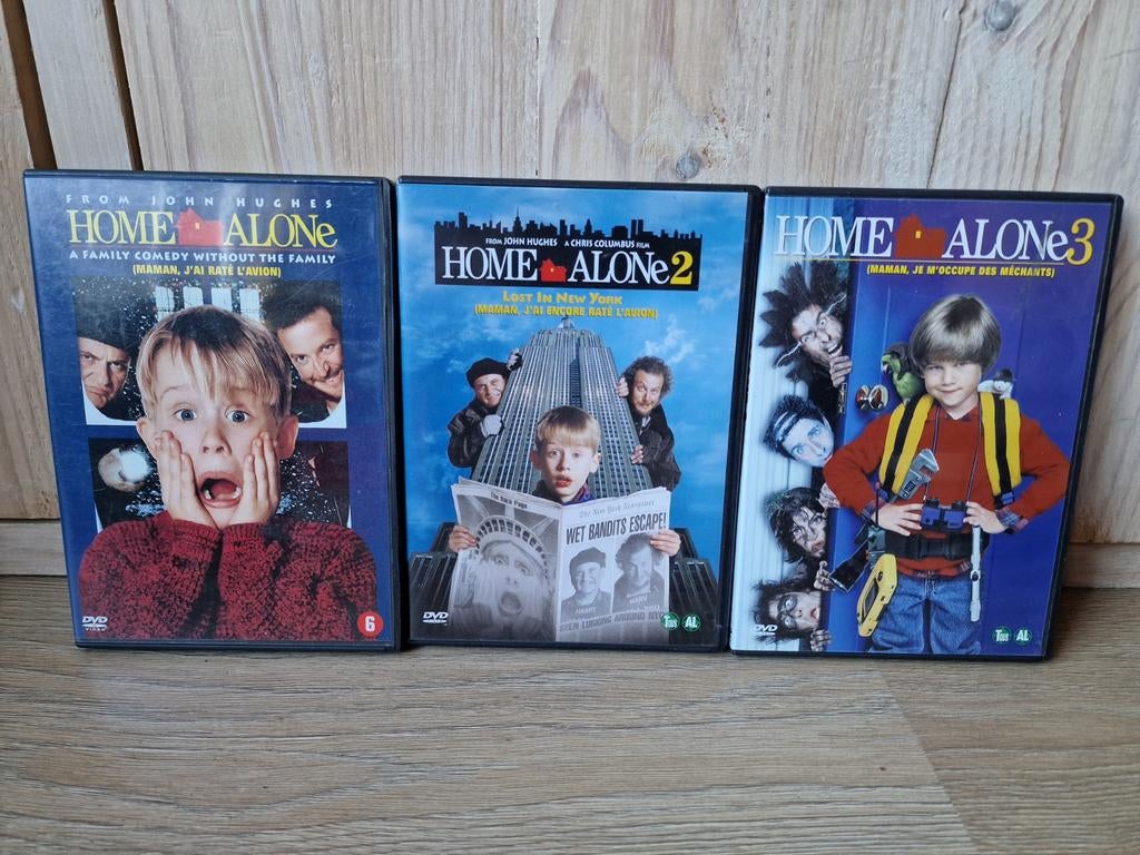 Home Alone 1, 2 & 3 DVD Trilogy, Alle leeftijden, Boxset, Ophalen of Verzenden, Actiekomedie