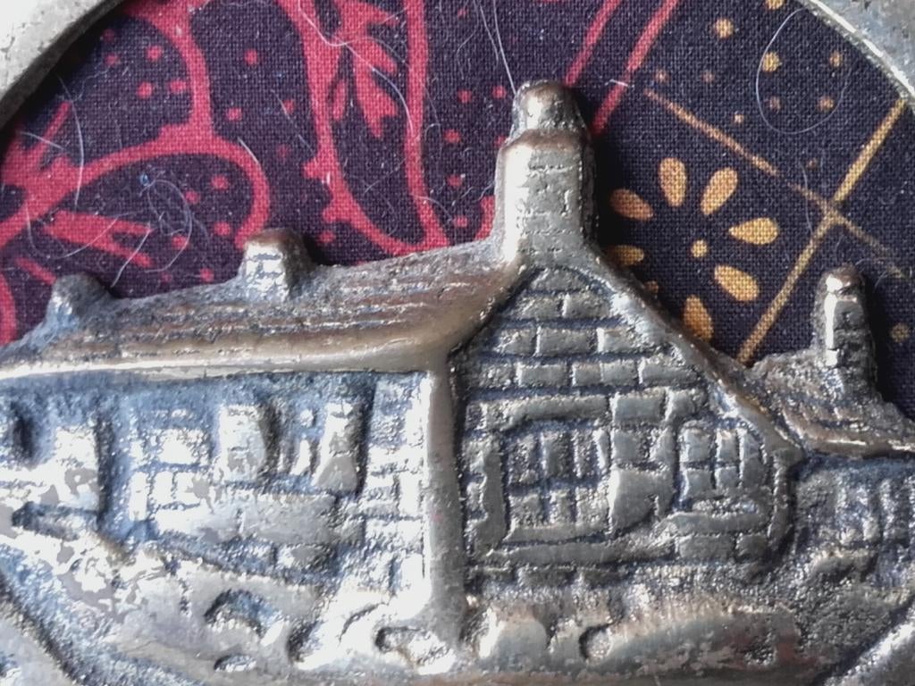 Lands End antiek koper kleppermannetje uit Engeland 9,6 cm., Ophalen of Verzenden, Koper