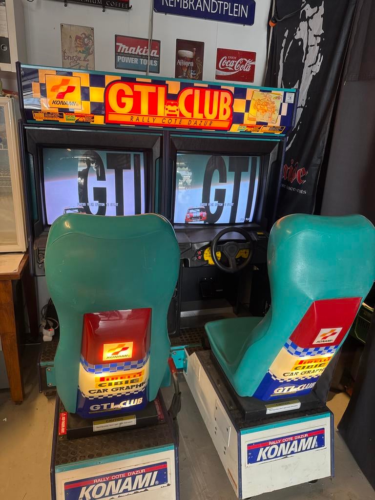 Arcade GTI Rally Cote D’Azur - Dubbele Race Simulator, Ophalen, Gebruikt
