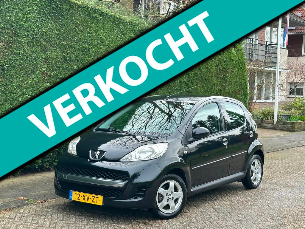 Peugeot 107 1.0-12V XS RIJDGOED/AIRCO/APK 1-27/TOERENTELLER, Voorwielaandrijving, Stof, Gebruikt, 4 stoelen