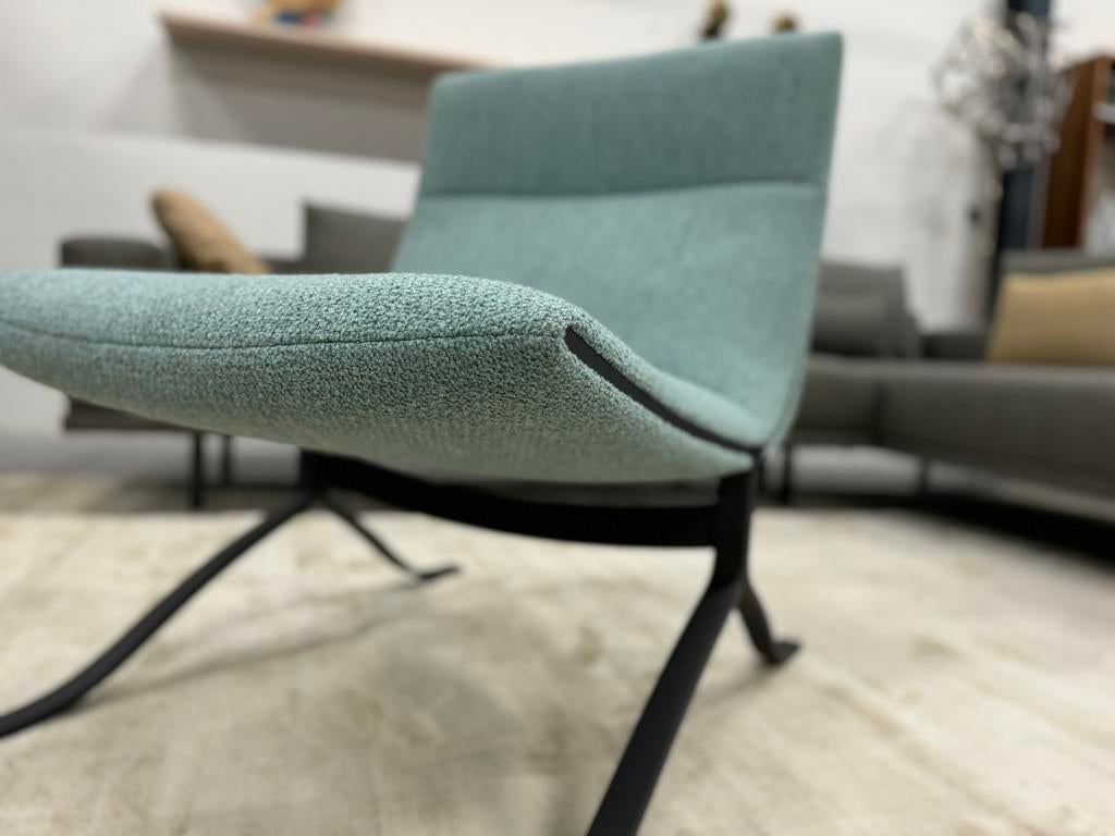 Nieuw EYYe Juno Fauteuil Kaya stof Design stoel Parrot, Nieuw, 75 tot 100 cm, Design on Stock, Stof