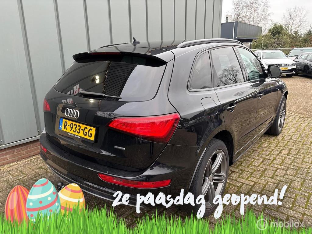 Audi Q5 2.0 TDI quattro Adrenalin Sport AUTOMAAT//CLIMA//NAV, Automaat, Euro 6, Zwart, Leder