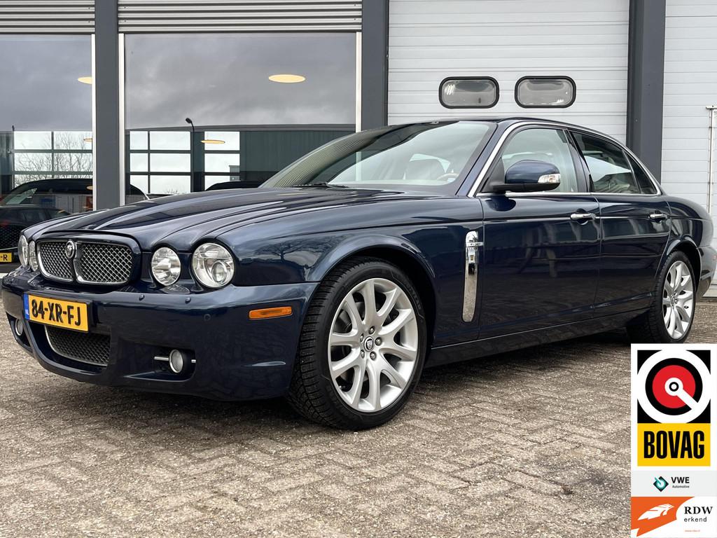Jaguar XJ 4.2 V8 Sovereign SWB 2 eigenaren open dak nette st, Auto's, Automaat, Achterwielaandrijving, Gebruikt, Blauw