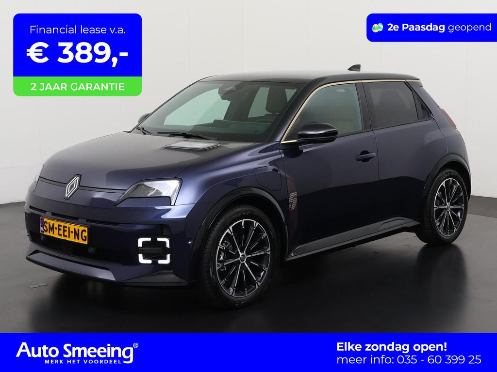 Renault 5 Comfort Range Iconic Cinq 52kWh 150PK | Harman/kar, Auto's, Renault, 12 maanden, Stof, Gebruikt, Blauw