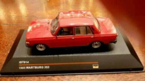 ist models WARTBURG 353 1985 red IST 014, Ophalen of Verzenden, Nieuw, Auto, Overige merken