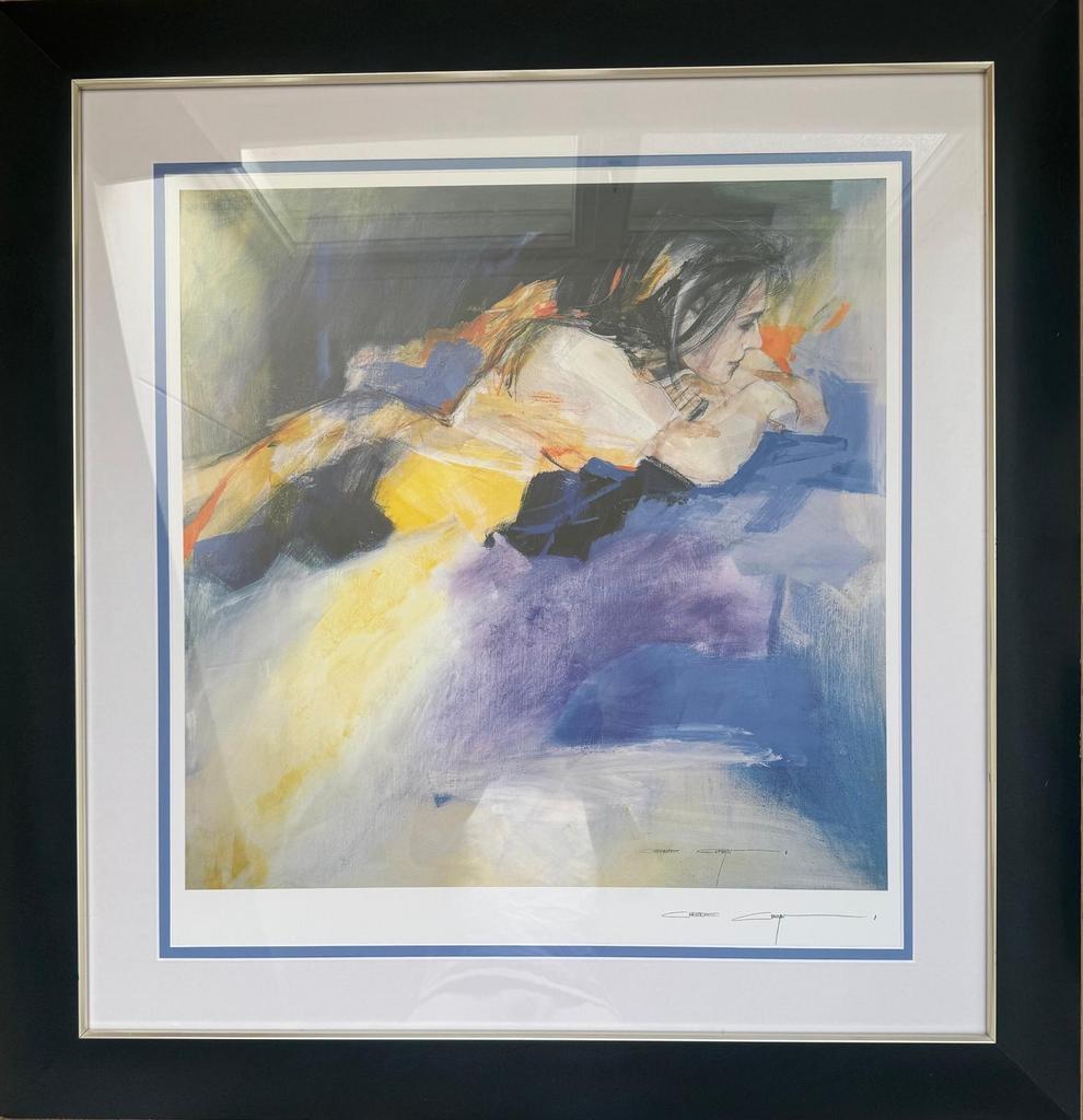 Werk van Christine Comyn, potlood gesigneerd, Antiek en Kunst, Kunst | Schilderijen | Modern, Ophalen of Verzenden