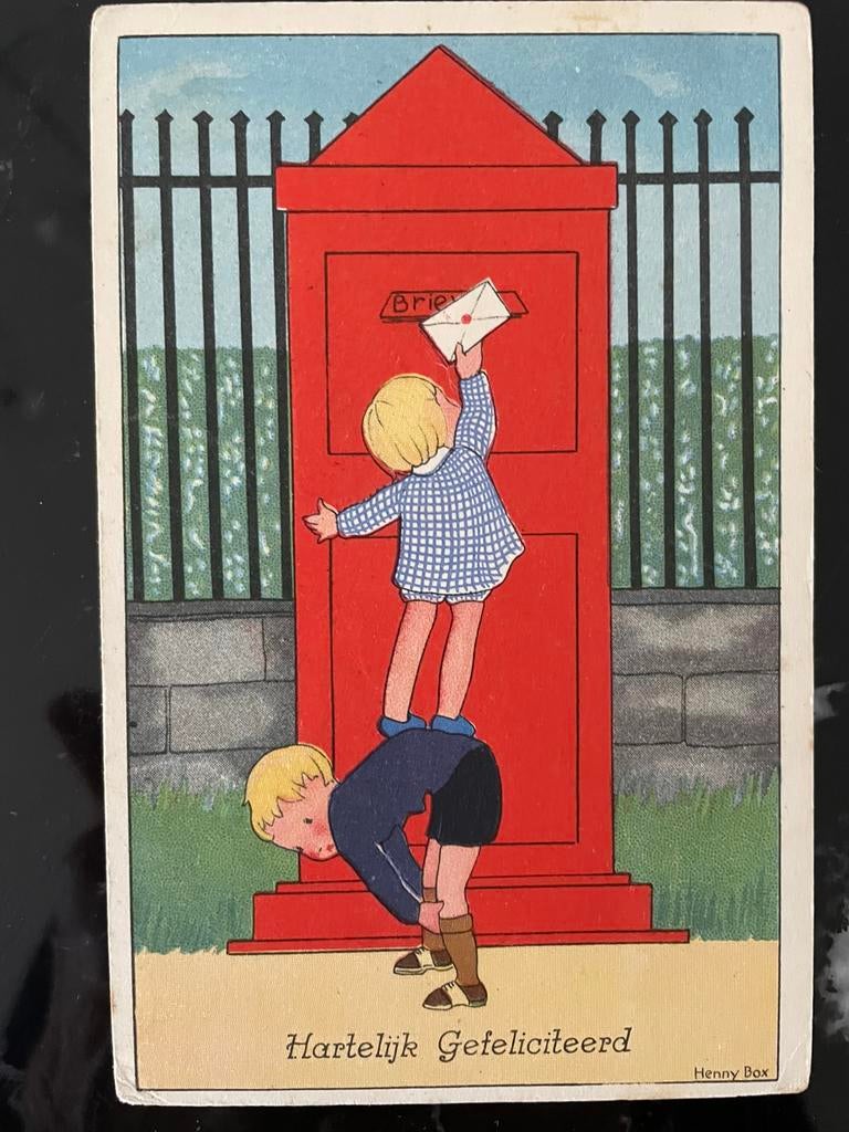 HENNY BOX - brief posten, Ophalen of Verzenden, 1980 tot heden, Ongelopen