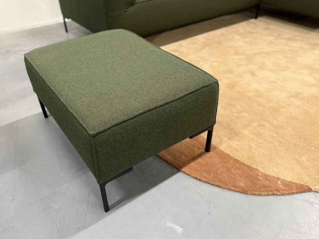 Nieuw Design on Stock Bloq Voetenbank groen stof Design Poef, Ophalen of Verzenden, Stof, Eyye, Rechthoekig