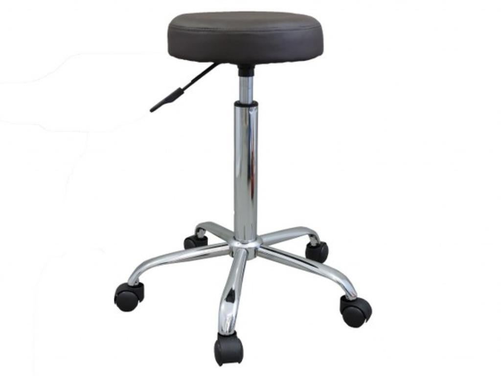 Taboeret Rome kleur zwart of wit  385, Ophalen of Verzenden, In hoogte verstelbaar, Nieuw