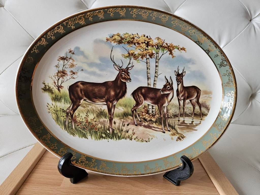 Weatherby Hanley England Royal Falcon Ware ovale bord, Ophalen of Verzenden