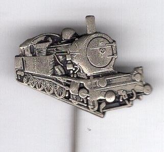 NS locomotief zilverkleurig speldje ( J_011 ), Verzenden, Nieuw, Transport