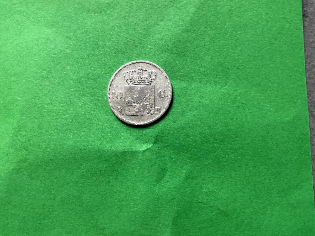 Nederlandse munt 10 cent 1825, Postzegels en Munten, Munten | Nederland, Ophalen of Verzenden, Koning Willem I, 10 cent, Losse munt