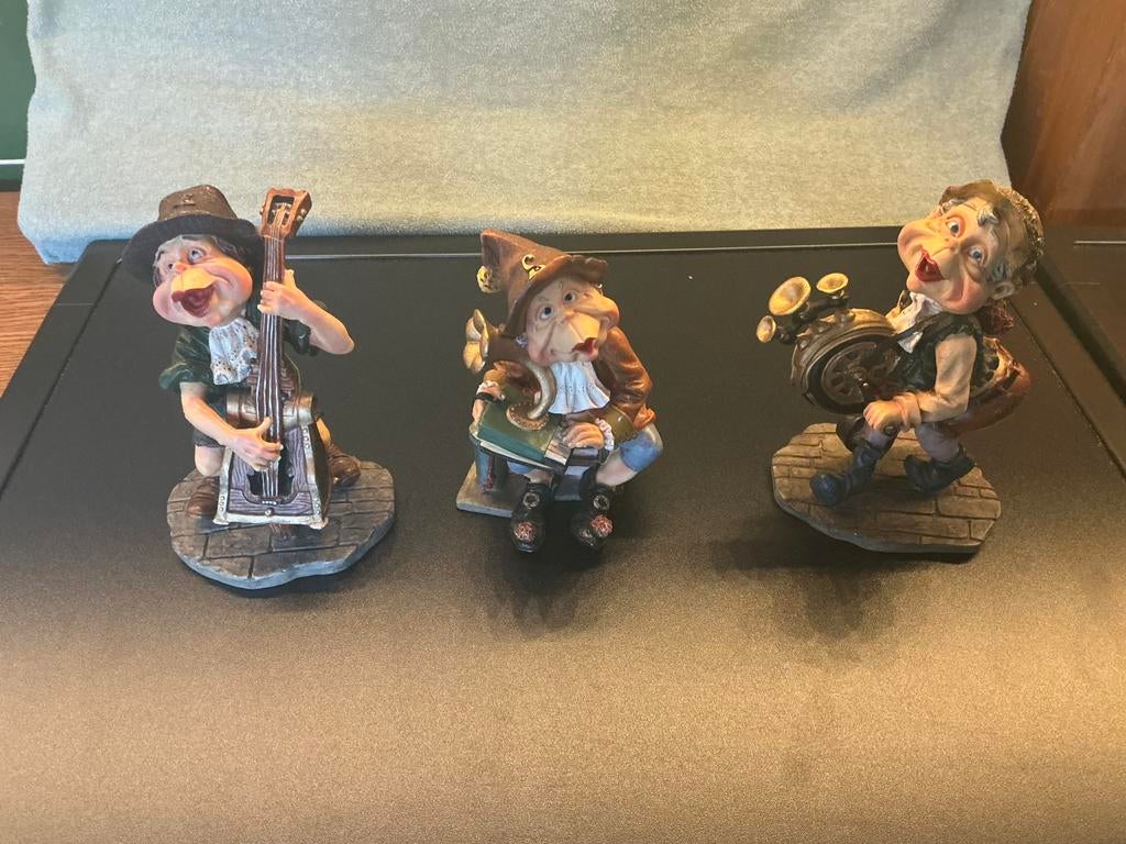 Muziek laafjes set van 3, Verzamelen, Beelden en Beeldjes, Ophalen of Verzenden, Zo goed als nieuw