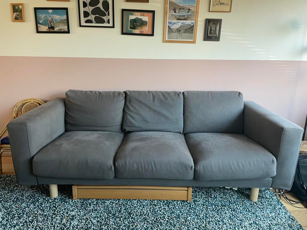 Ikea Norsborg 3-zitsbank, Ophalen, Gebruikt, Driepersoons, 75 tot 100 cm