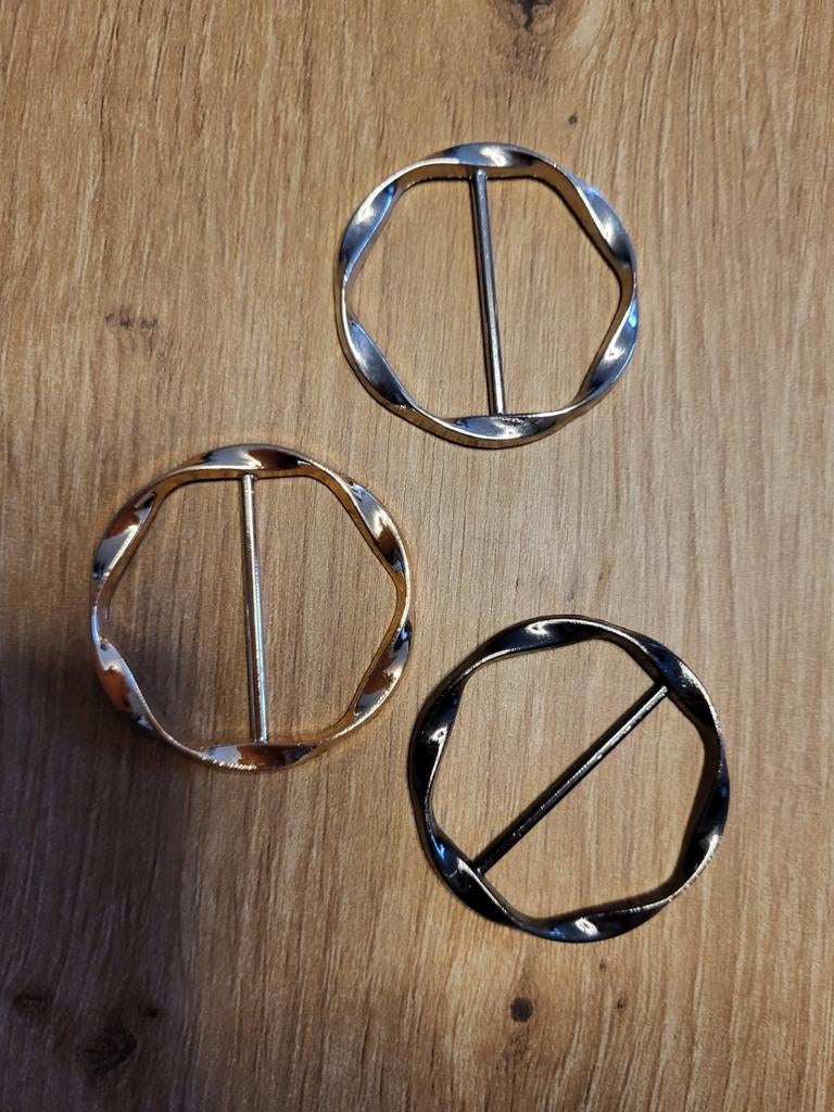 Sjaal clips 3stuk, Ophalen of Verzenden, Zo goed als nieuw