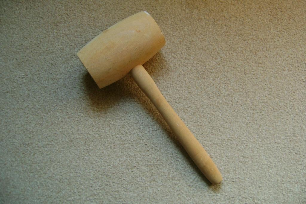 Houten hamer, Ophalen, Zo goed als nieuw