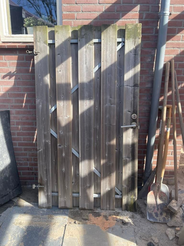 Tuindeur, Ophalen, Gebruikt, Minder dan 100 cm, Draaipoort