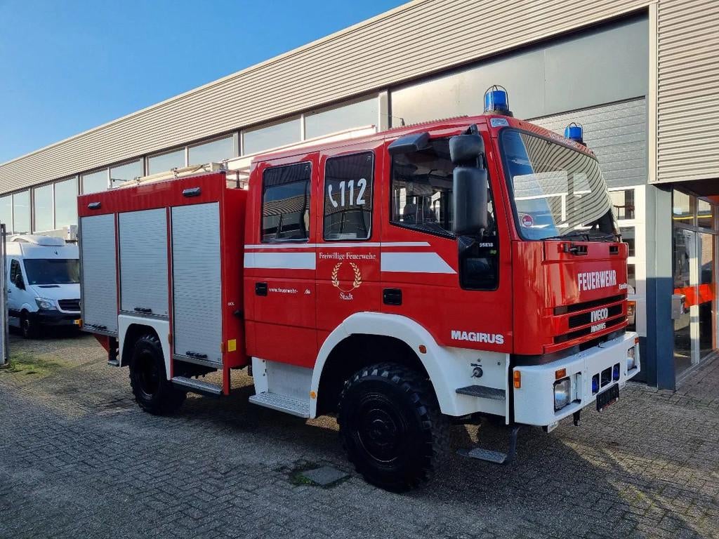 Iveco Magirus EUROFIRE/ 95E18 4x4 FIRETRUCK / EXPEDITIONTRUC, Auto's, Euro 2, Iveco, Bedrijf, Vierwielaandrijving