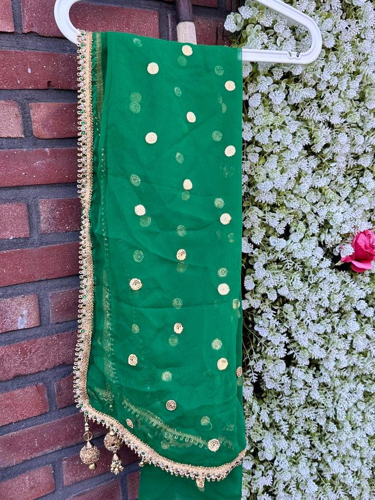 Afghaanse nikkah sjaal, Ophalen of Verzenden, Zo goed als nieuw, Maat 46/48 (XL) of groter, Sjaal