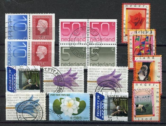 Nederlandse postzegels waaronder port betaald, Verzenden, Nederland