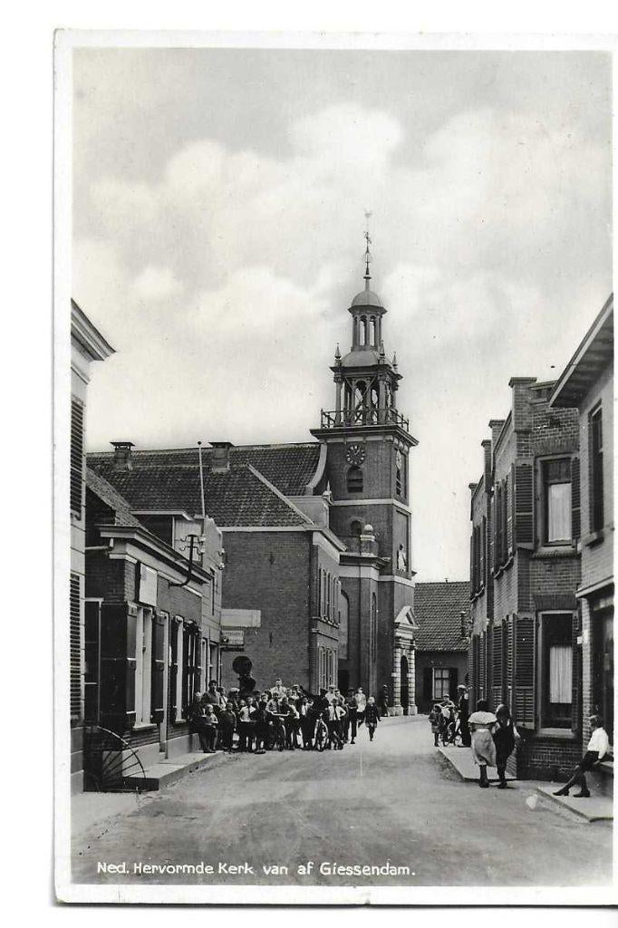 hardinxveld-giessendam  1935, Verzenden, 1920 tot 1940, Gelopen, Zuid-Holland