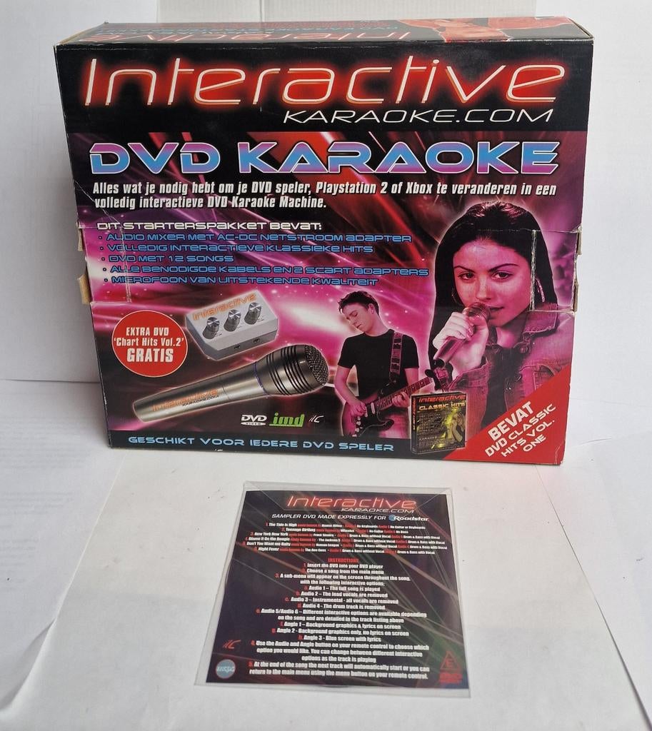 Te koop karaoke set, Ophalen, Gebruikt, Speelkaart(en)