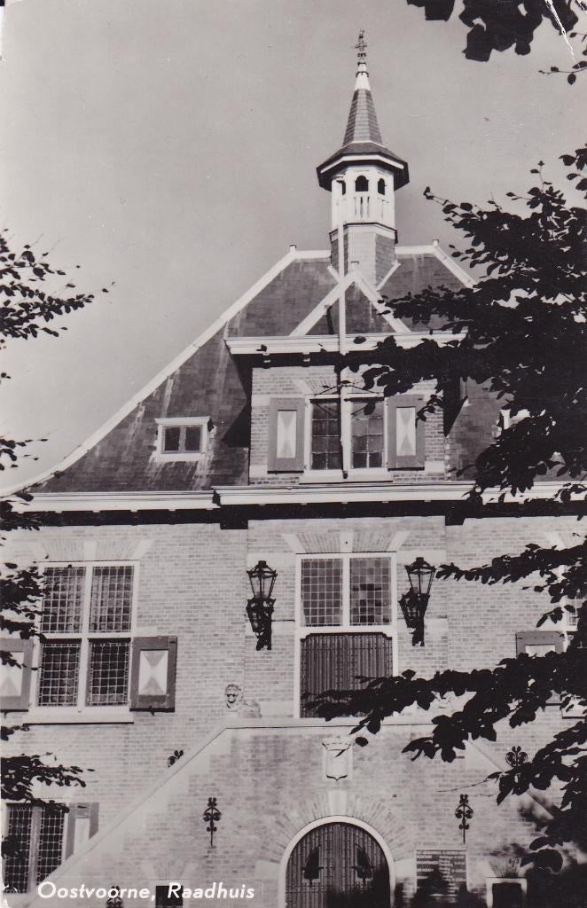 Oostvoorne. Raadhuis., Ophalen of Verzenden, 1960 tot 1980, Gelopen, Zuid-Holland