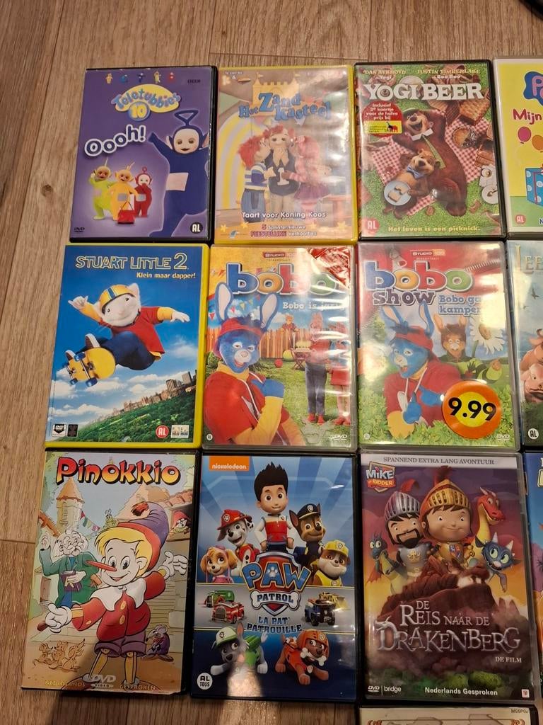 Dvd's voor kinderen: Teletubbies, Bobo, Sesamstraat en meer, Cd's en Dvd's, Alle leeftijden, Ophalen of Verzenden, Zo goed als nieuw