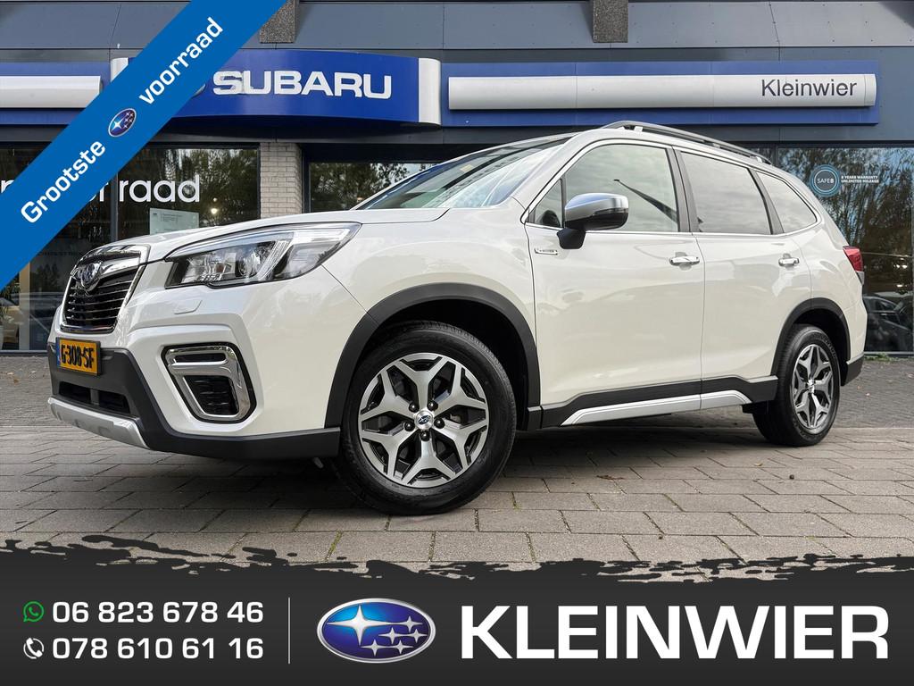 Subaru Forester 2.0i e-BOXER 150pk CVT Premium | Trekhaak |, 12 maanden, Euro 6, 4 cilinders, Wit