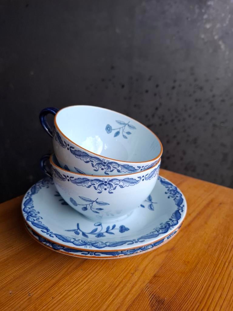 2 kop en schotels van Rörstrand Ostindia, Ophalen, Porselein, Kop en/of schotel