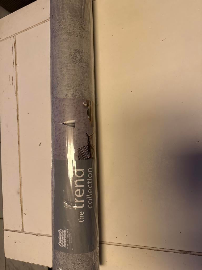 Betonlook Behang van Action - The Trend Collection, Ophalen of Verzenden, Minder dan 10 m², Grijs