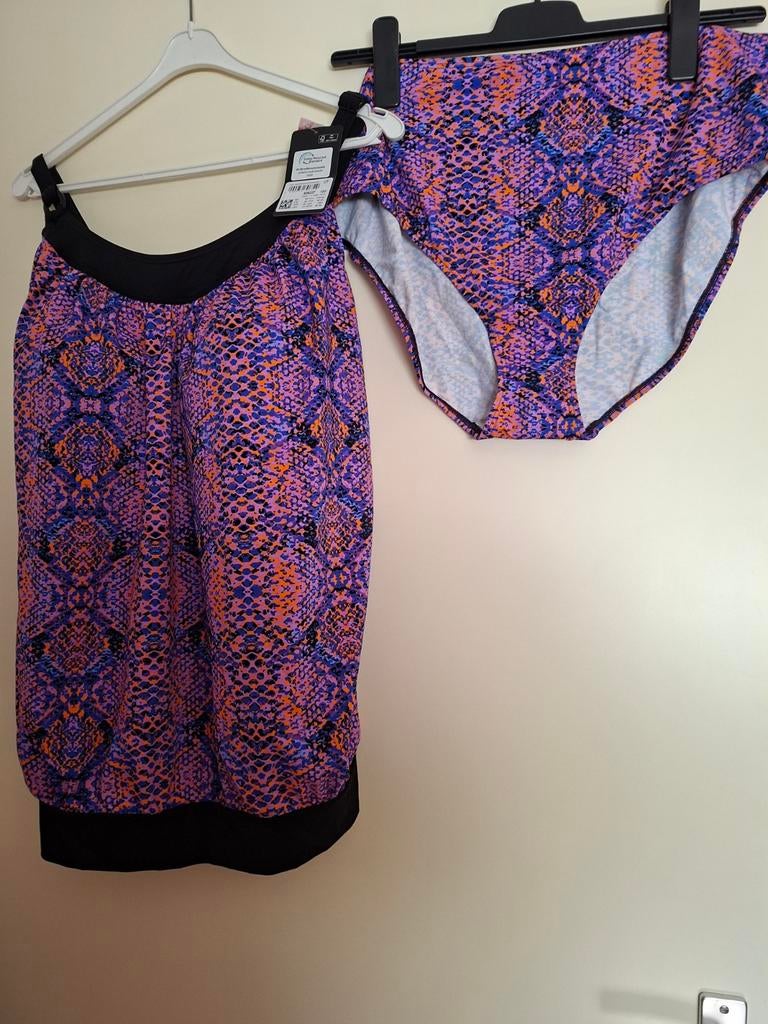 Nieuw Maat 54 Tankini set, Kleding | Dames, Paars, Nieuw, Ulla Popken, Ophalen of Verzenden