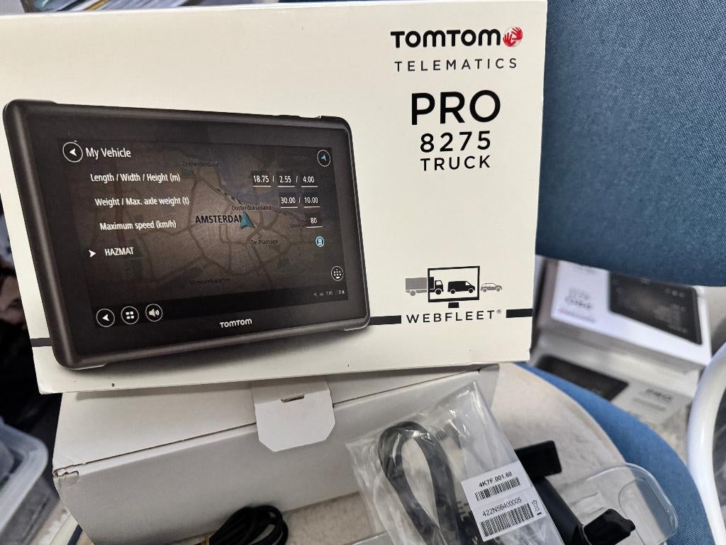 Tomtom Pro 8275 Truck Europa (7inch) Lifetime (WIFI), Auto diversen, Autonavigatie, Ophalen of Verzenden, Zo goed als nieuw
